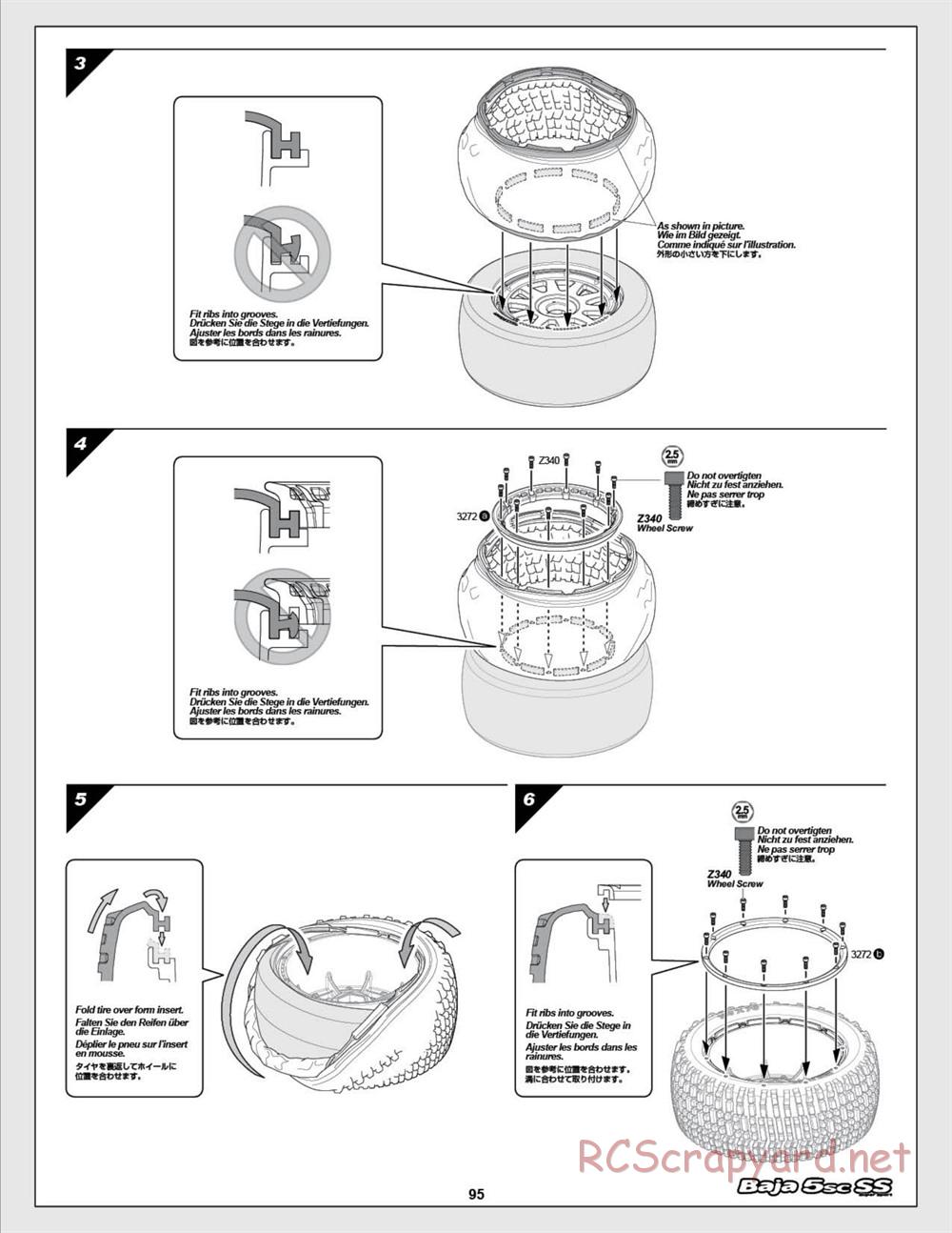 HPI - Baja 5SC SS - Exploded View - Page 95