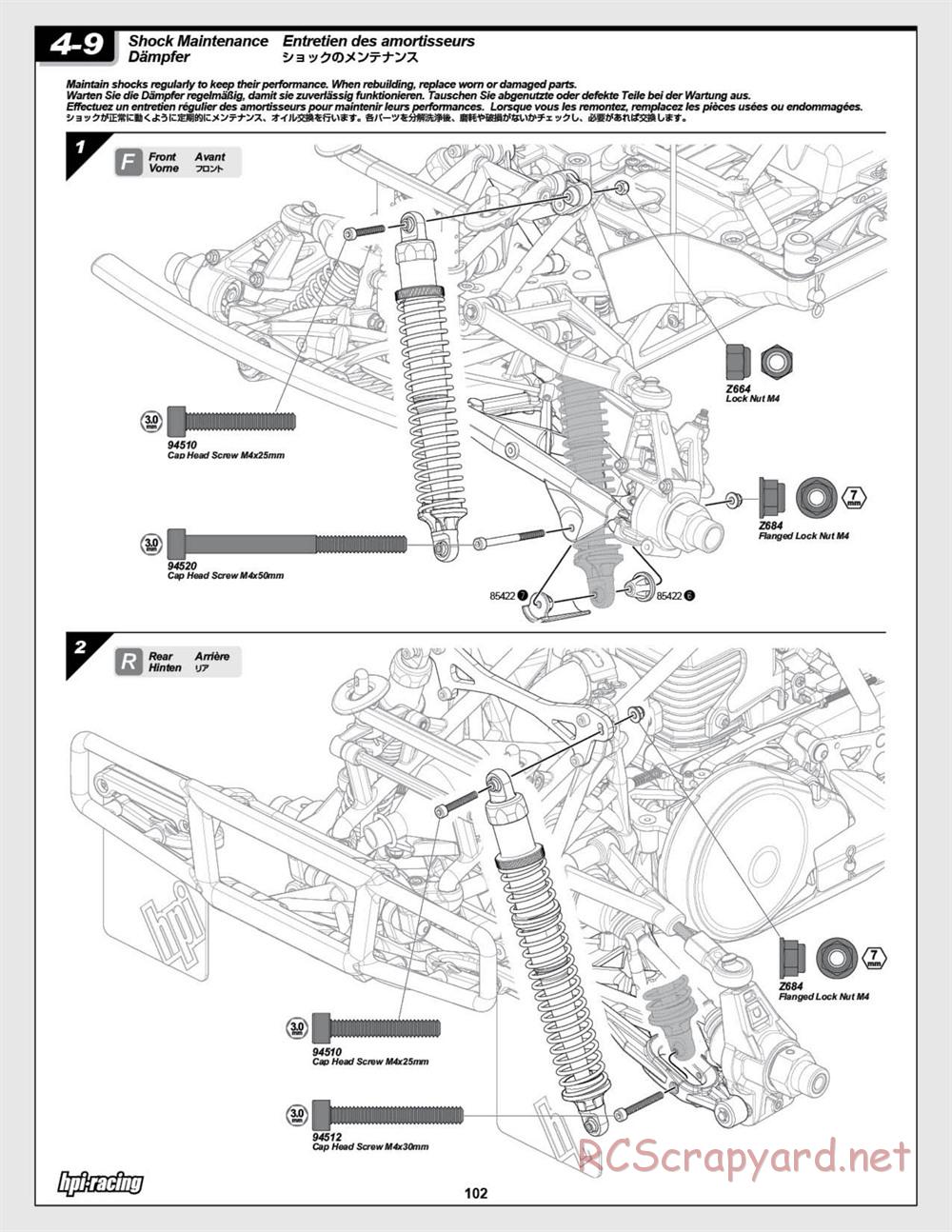 HPI - Baja 5SC SS - Exploded View - Page 102