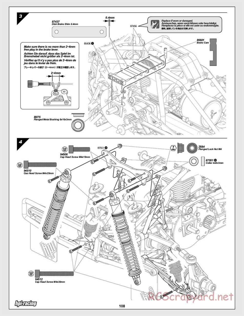 HPI - Baja 5SC SS - Exploded View - Page 108