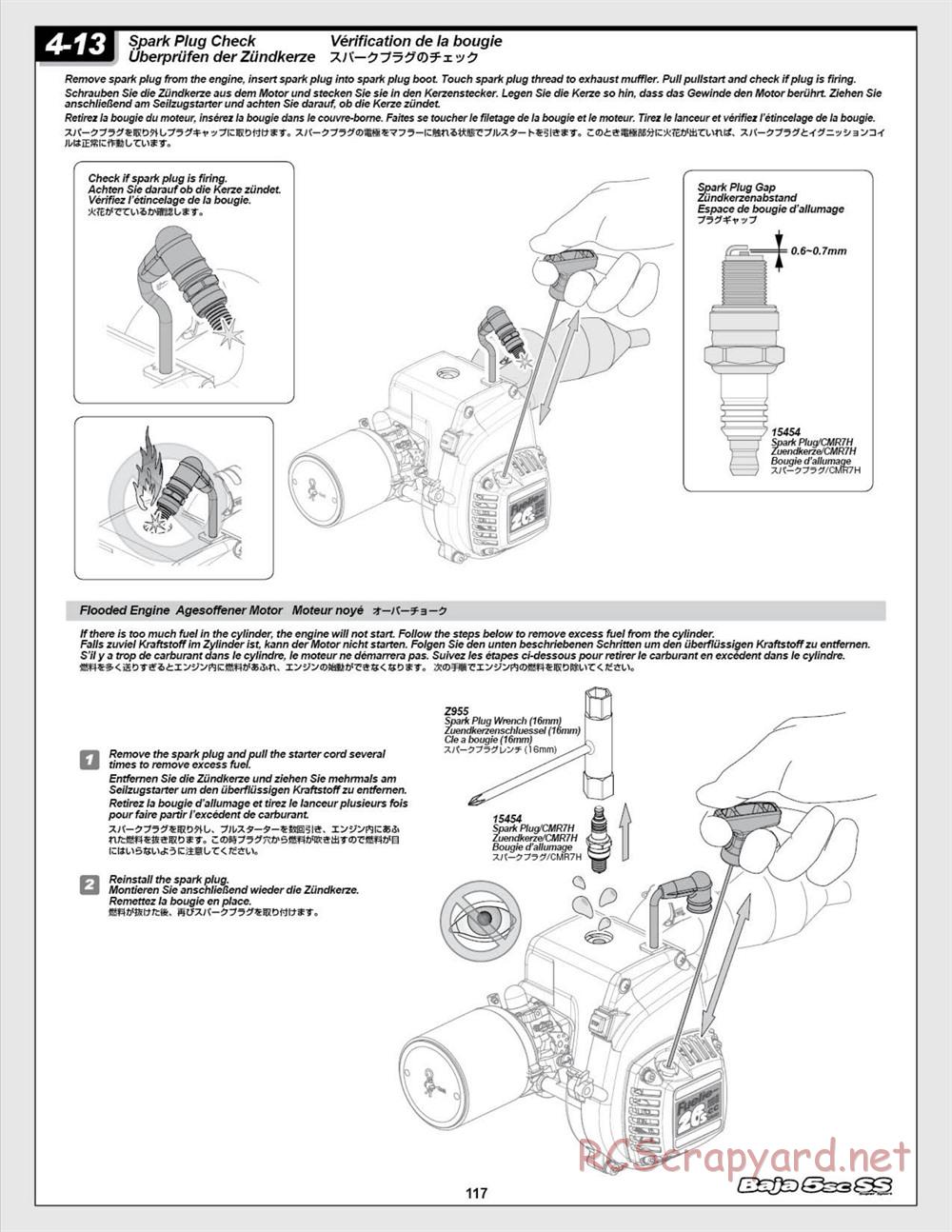 HPI - Baja 5SC SS - Exploded View - Page 117