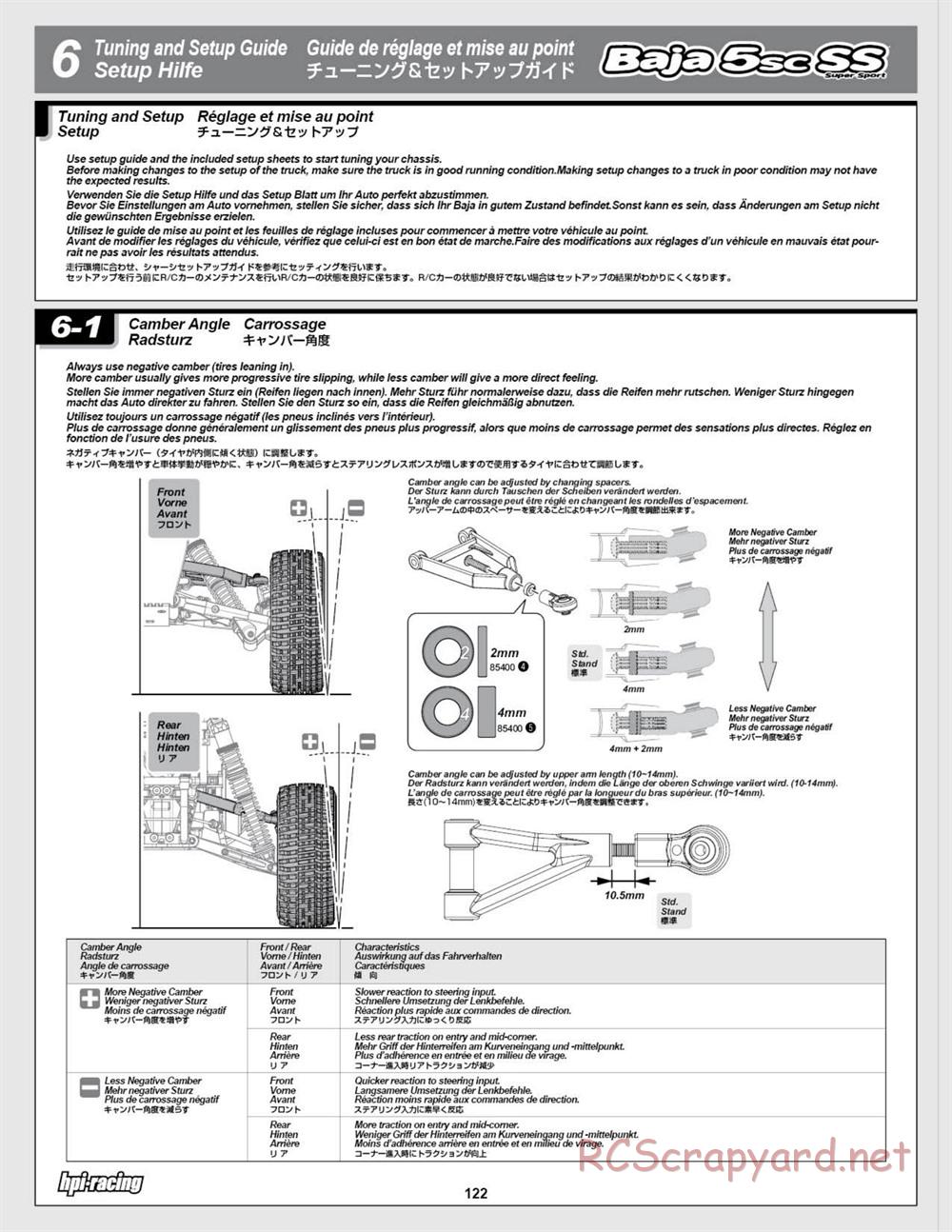 HPI - Baja 5SC SS - Exploded View - Page 122