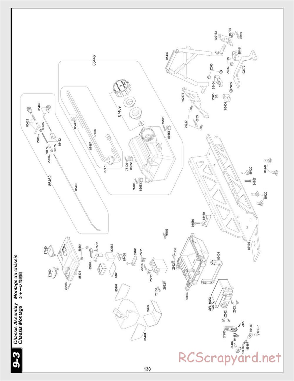 HPI - Baja 5SC SS - Exploded View - Page 138