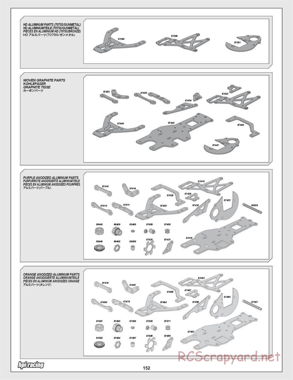 HPI - Baja 5SC SS - Exploded View - Page 152