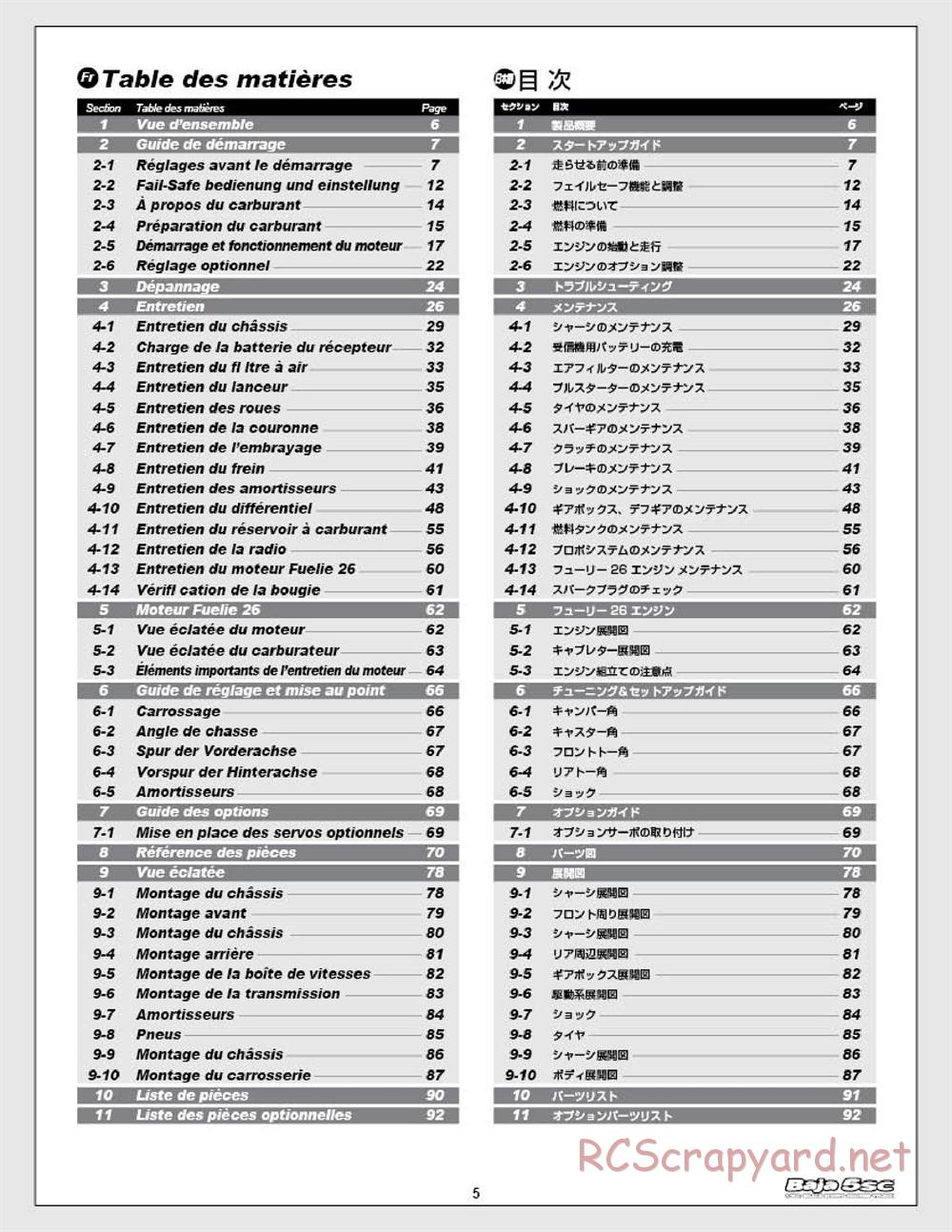 HPI - Baja 5SC - Manual - Page 5