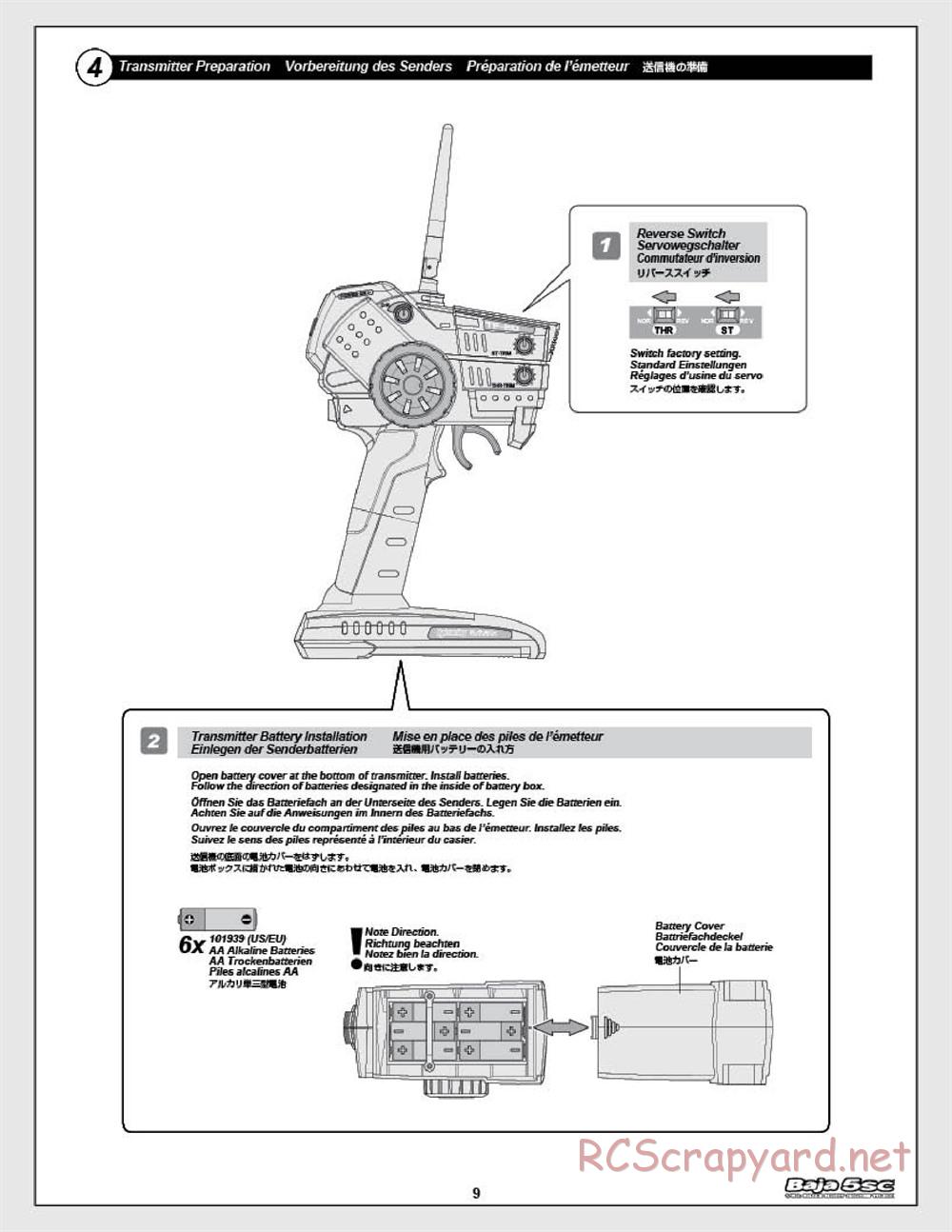 HPI - Baja 5SC - Manual - Page 9