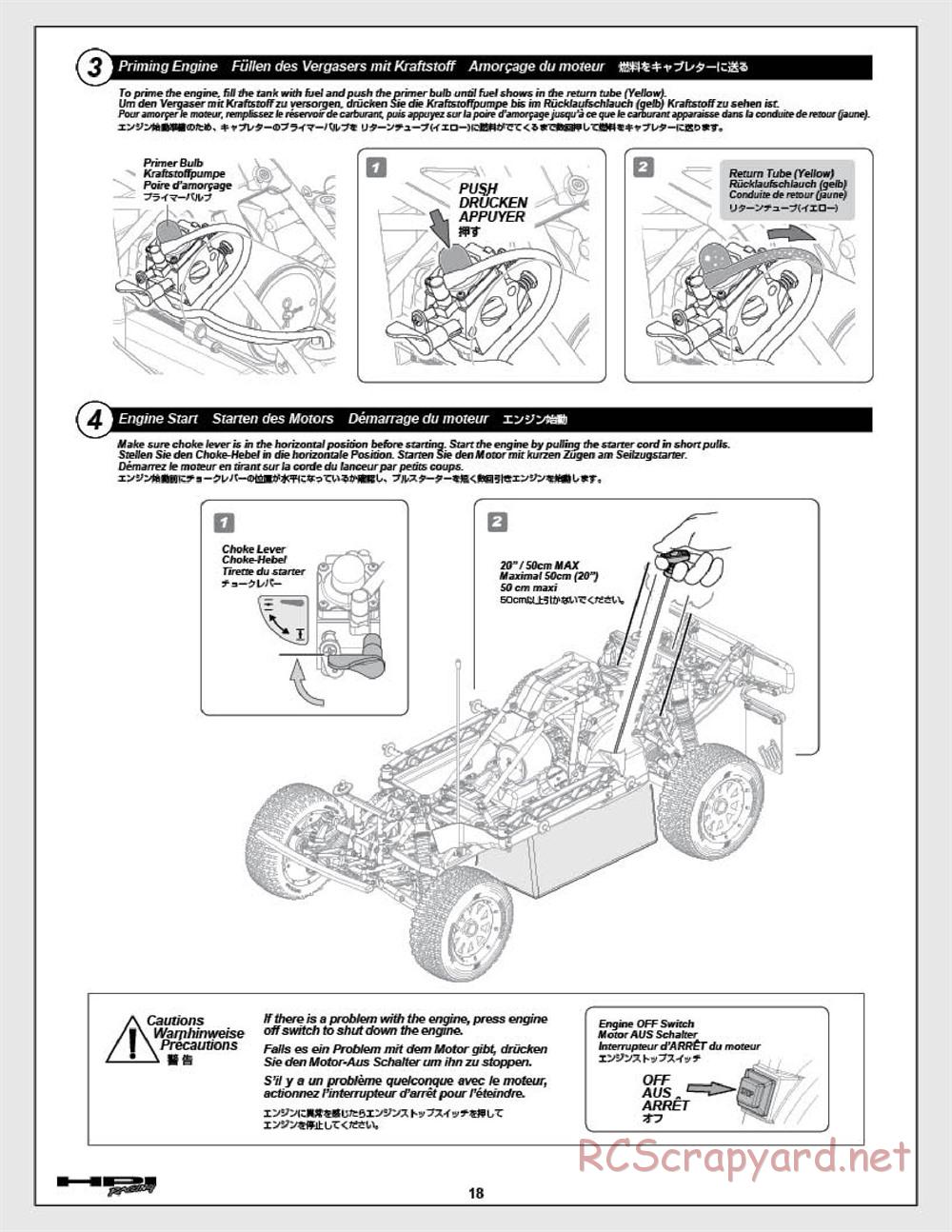 HPI - Baja 5SC - Manual - Page 18
