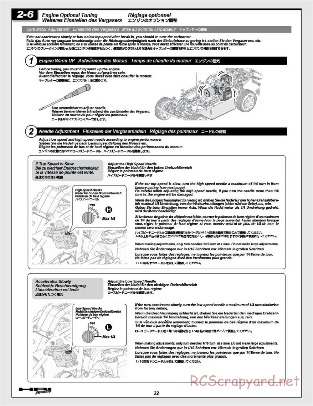 HPI - Baja 5SC - Manual - Page 22