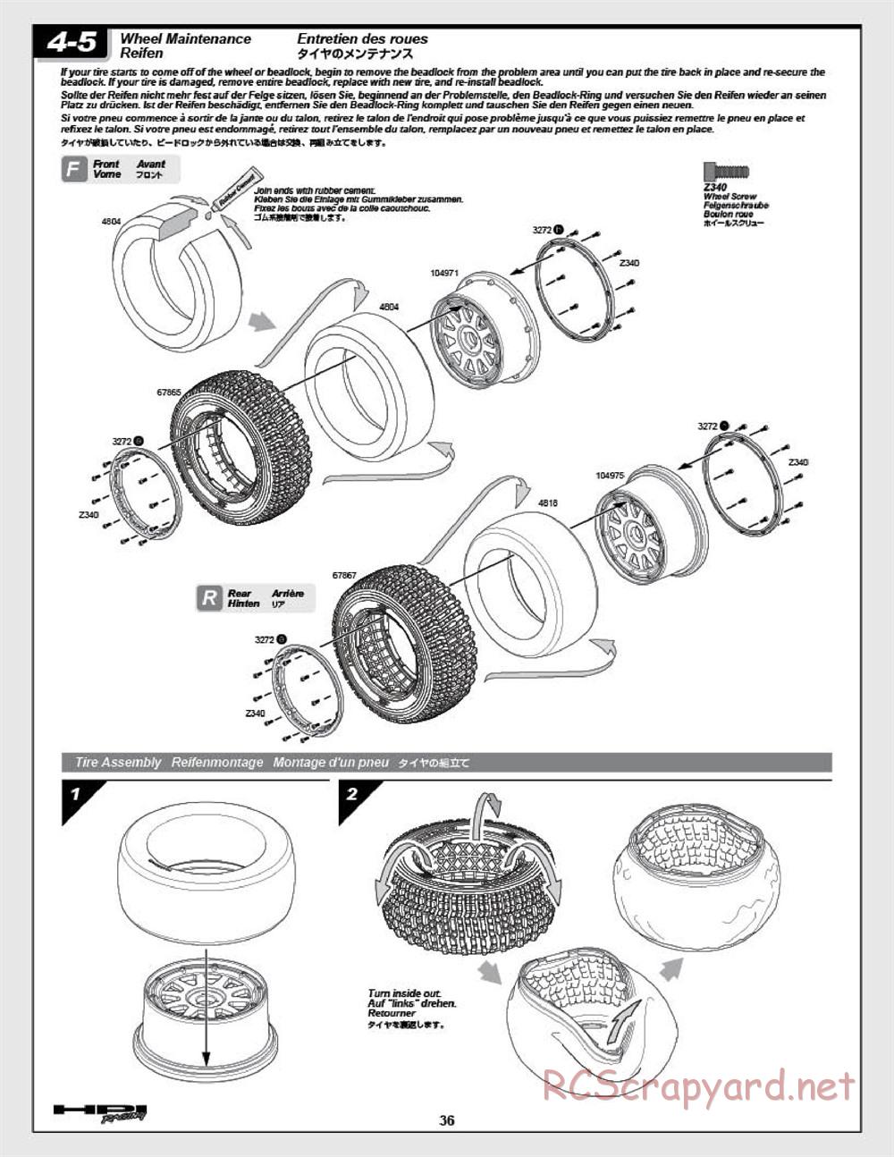 HPI - Baja 5SC - Manual - Page 36