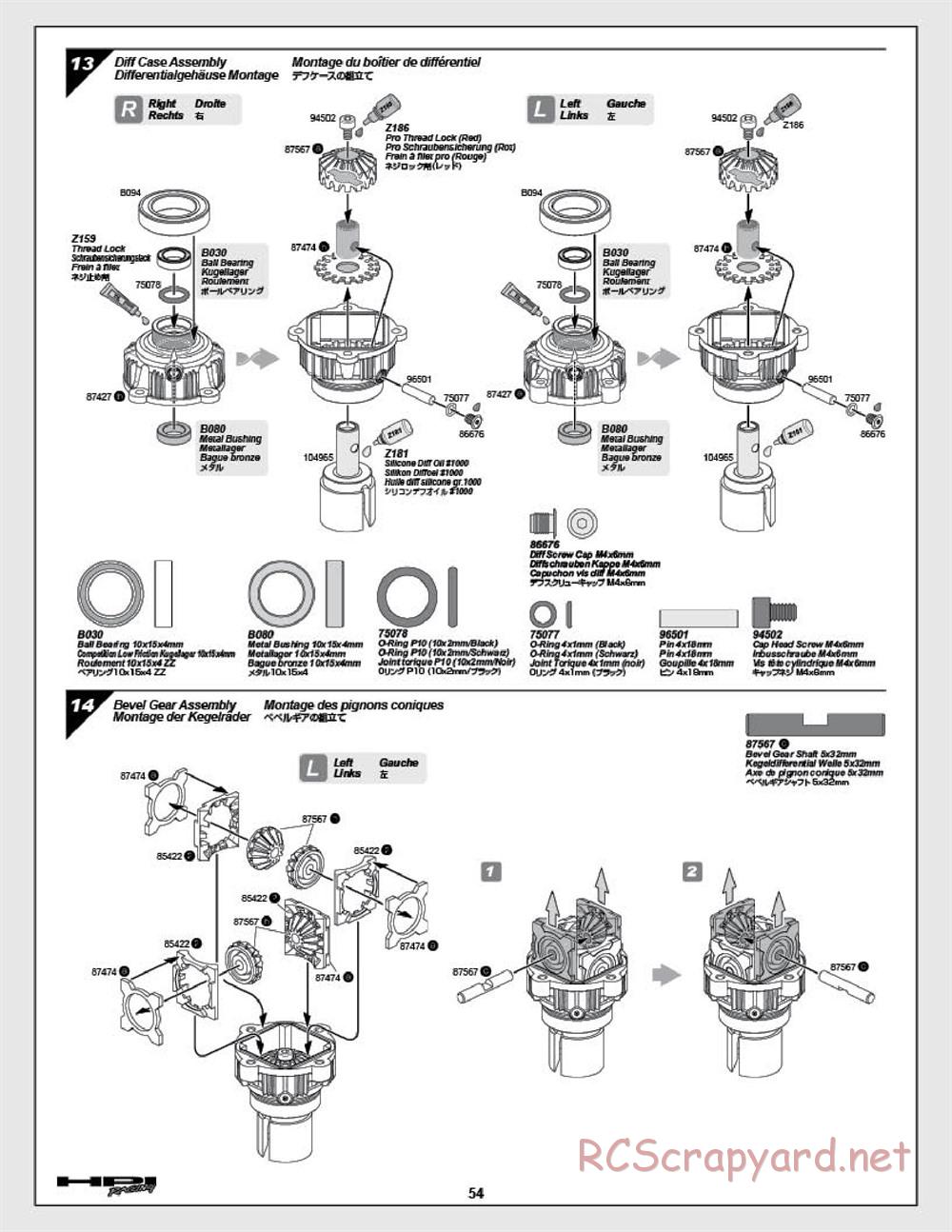 HPI - Baja 5SC - Manual - Page 54