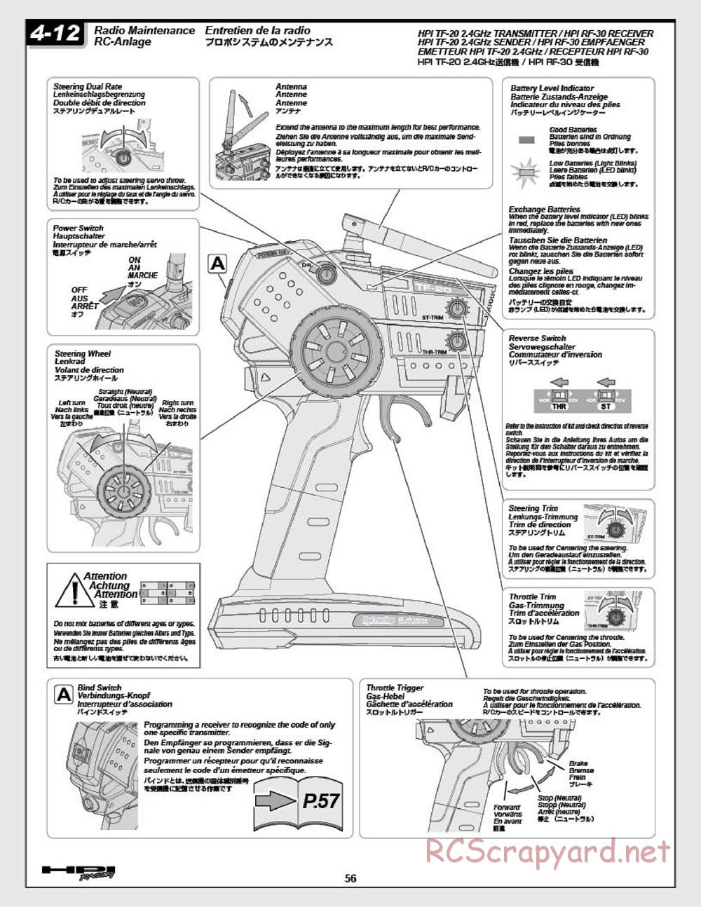 HPI - Baja 5SC - Manual - Page 56