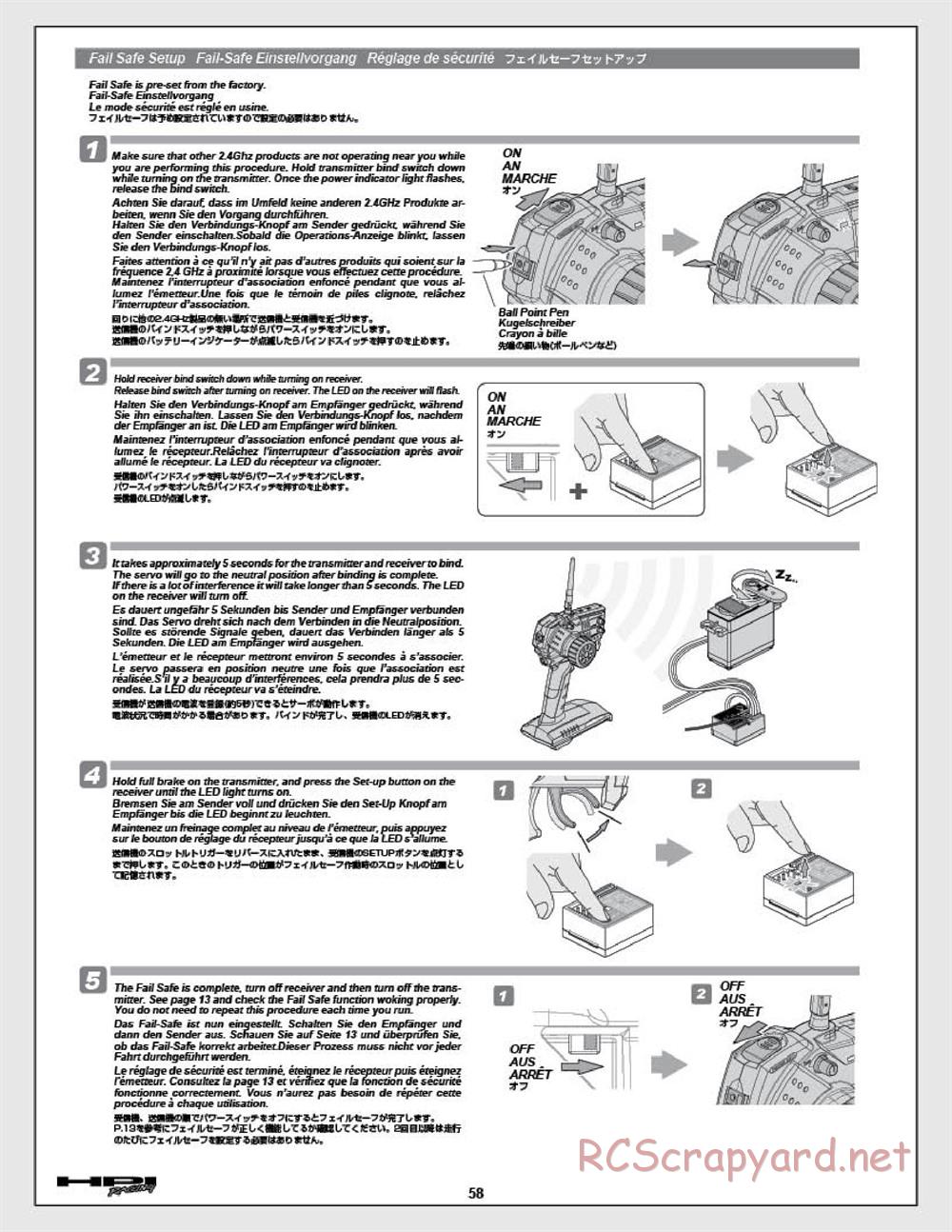 HPI - Baja 5SC - Manual - Page 58