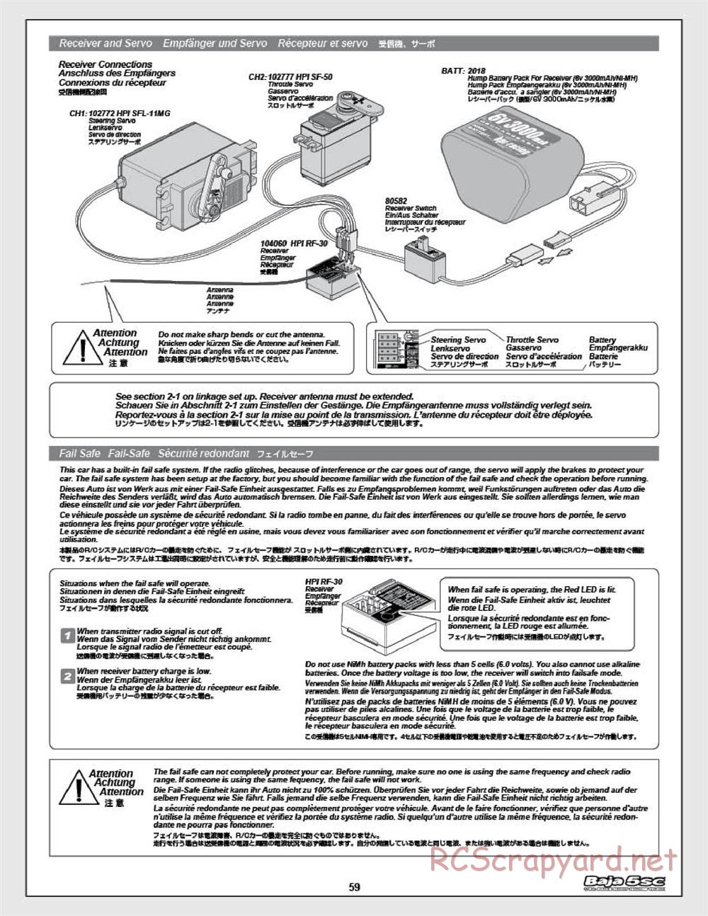 HPI - Baja 5SC - Manual - Page 59