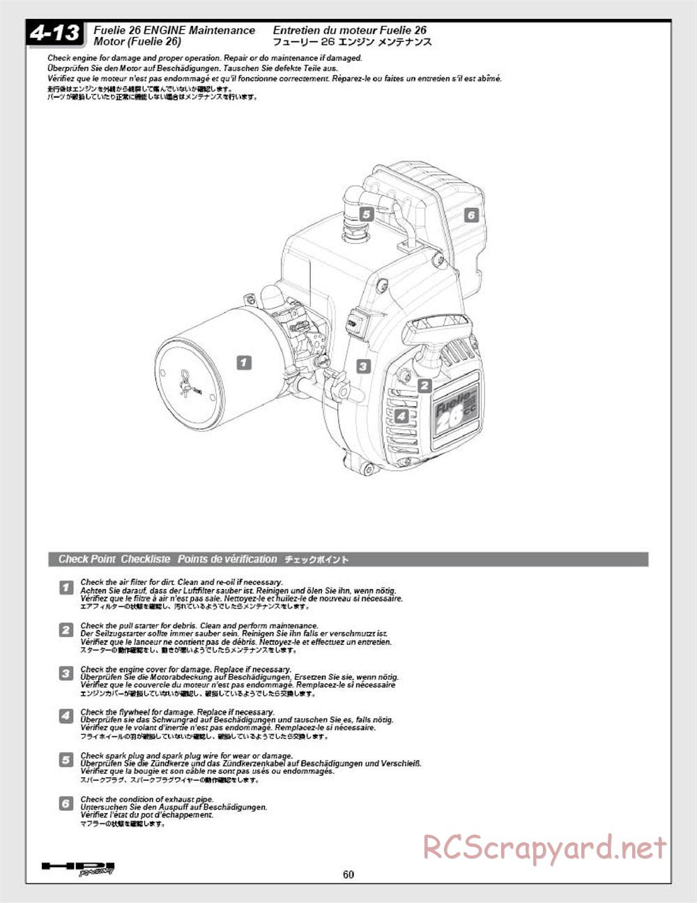 HPI - Baja 5SC - Manual - Page 60