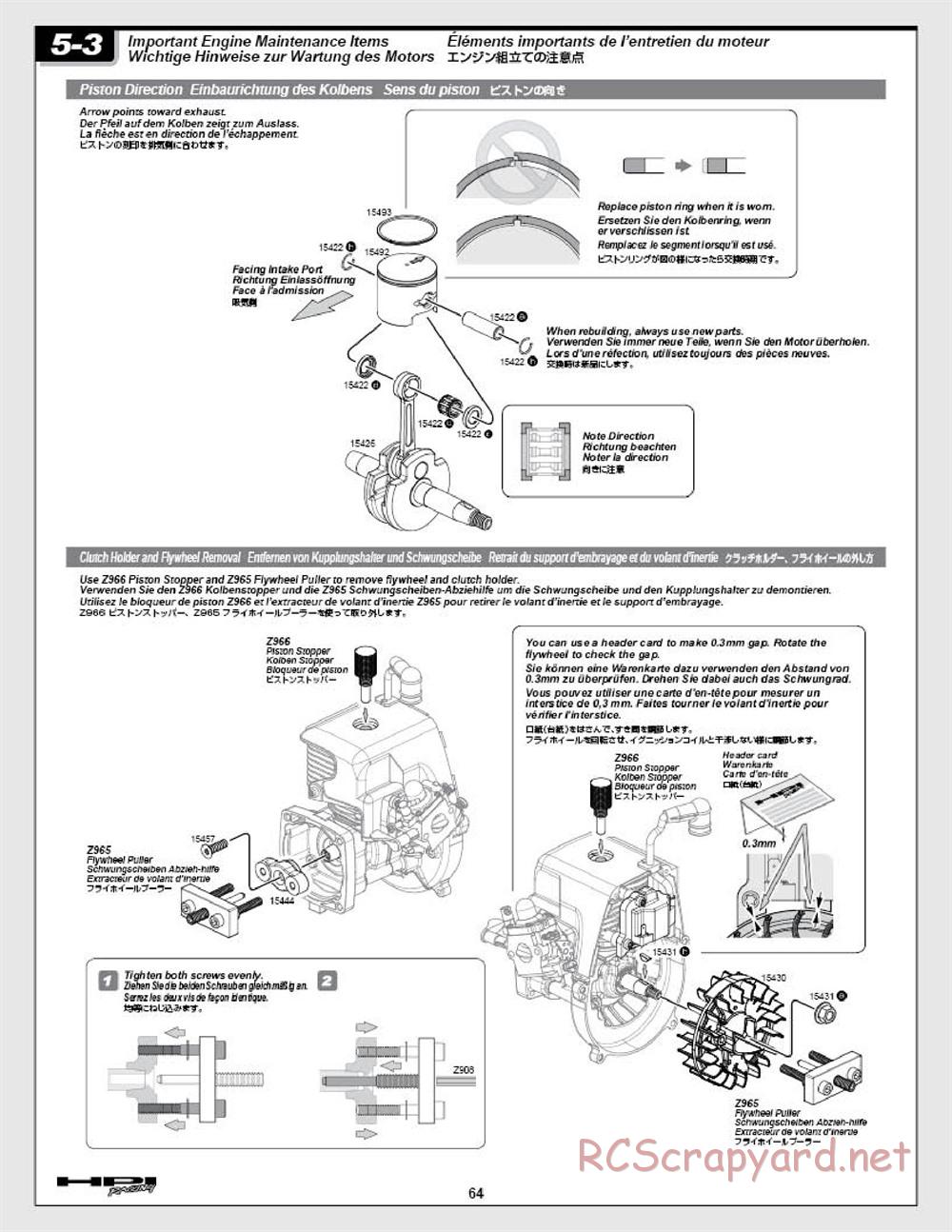 HPI - Baja 5SC - Manual - Page 64