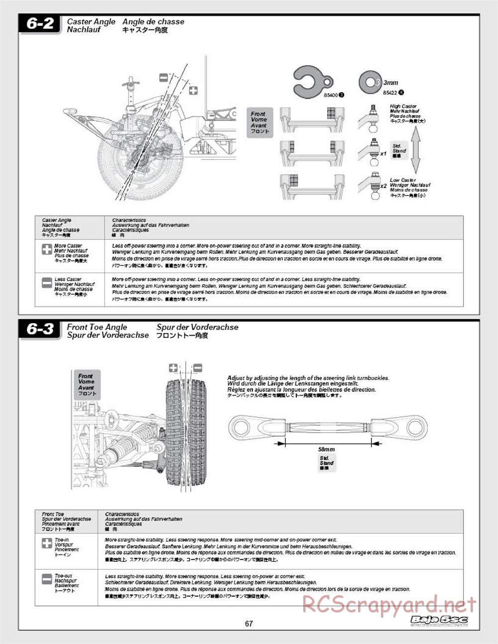 HPI - Baja 5SC - Manual - Page 67