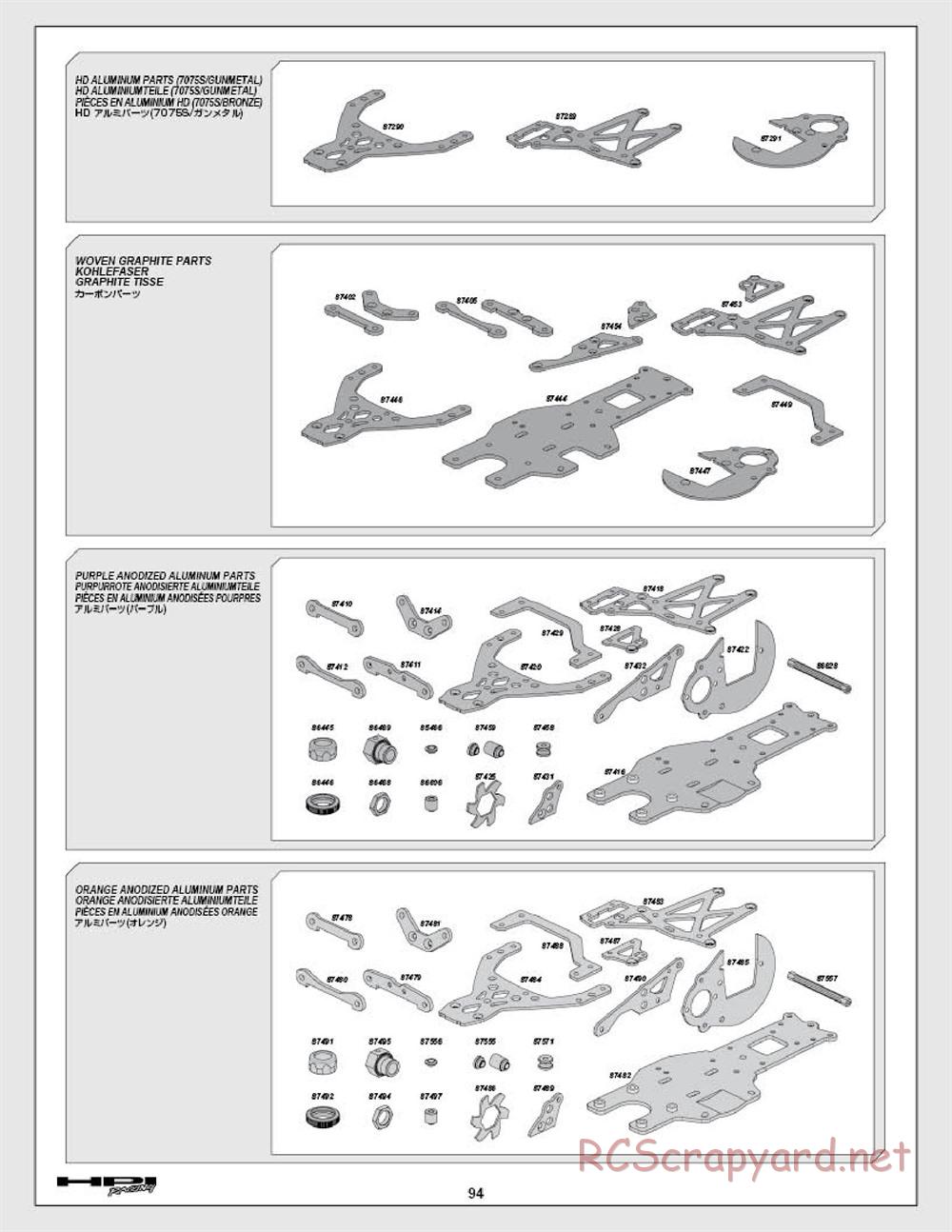 HPI - Baja 5SC - Exploded View - Page 94