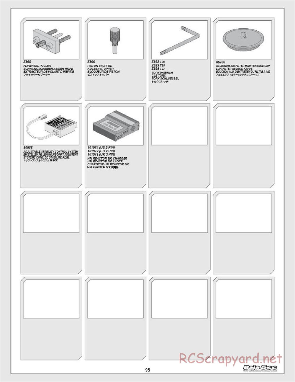 HPI - Baja 5SC - Exploded View - Page 95