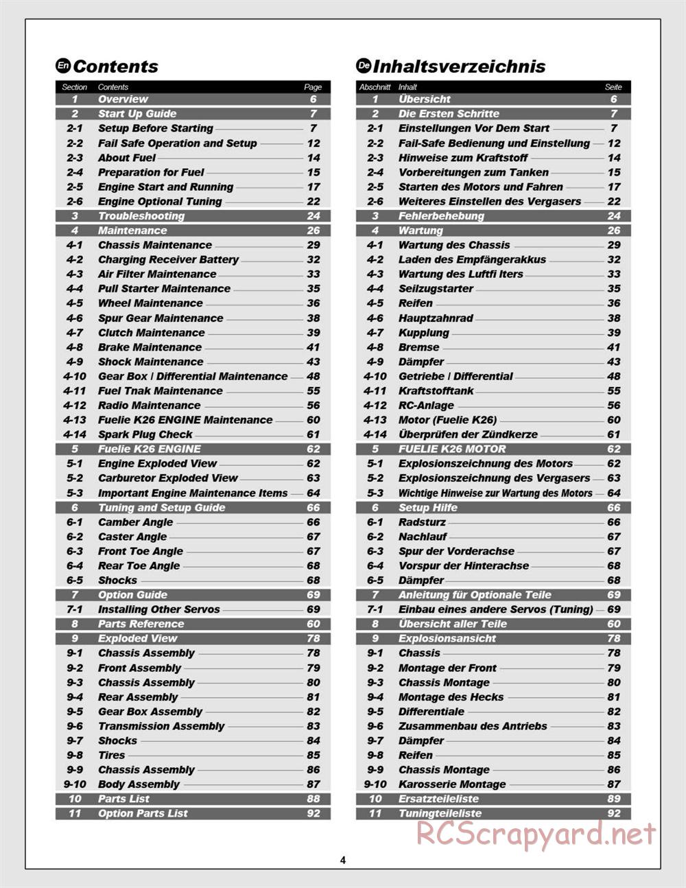 HPI - Baja 5T - Manual - Page 4