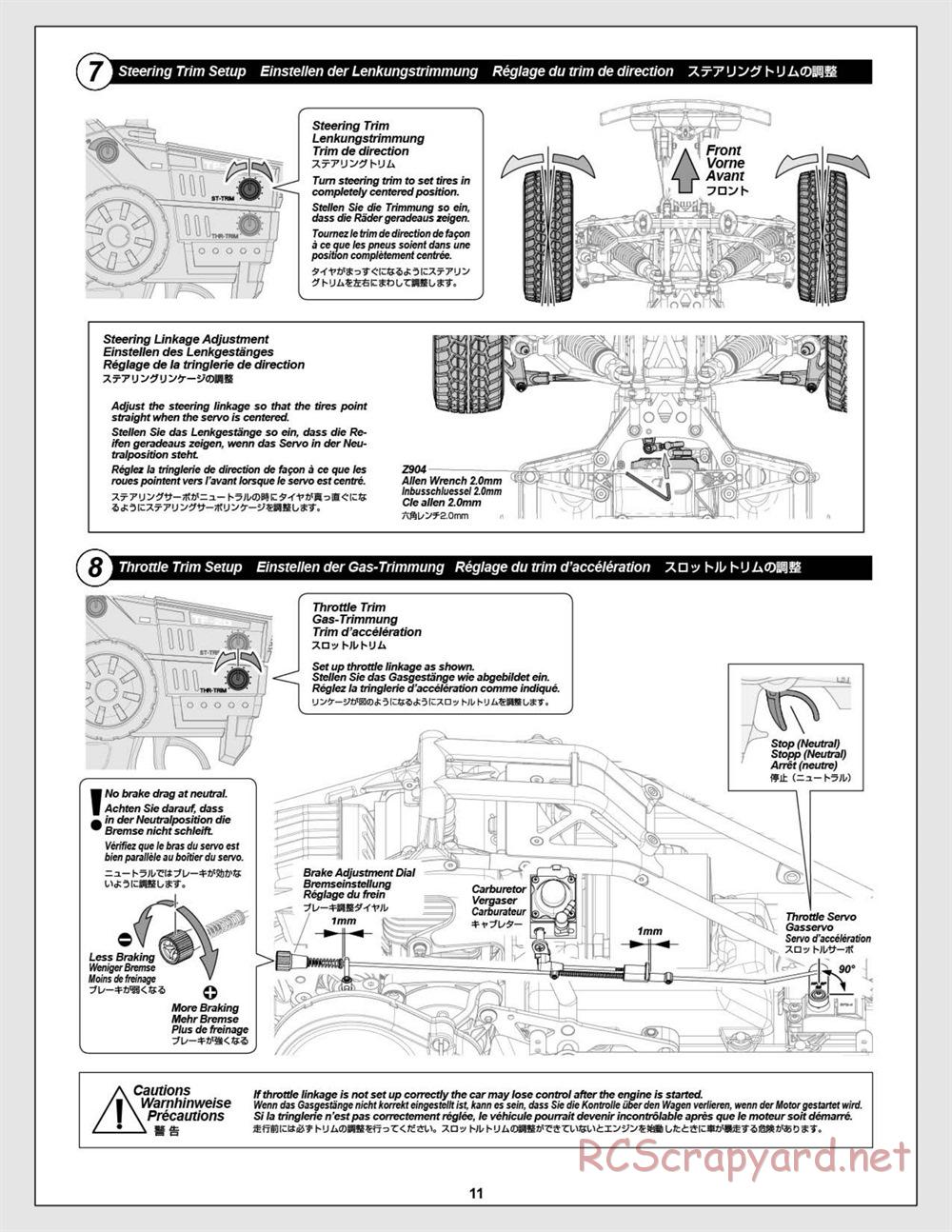 HPI - Baja 5T - Manual - Page 11