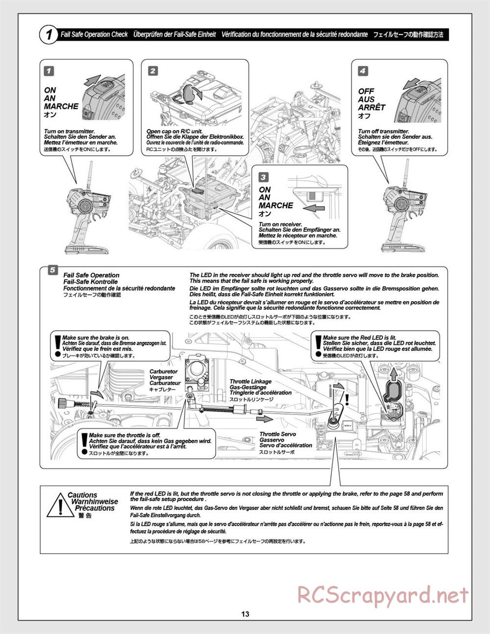 HPI - Baja 5T - Manual - Page 13