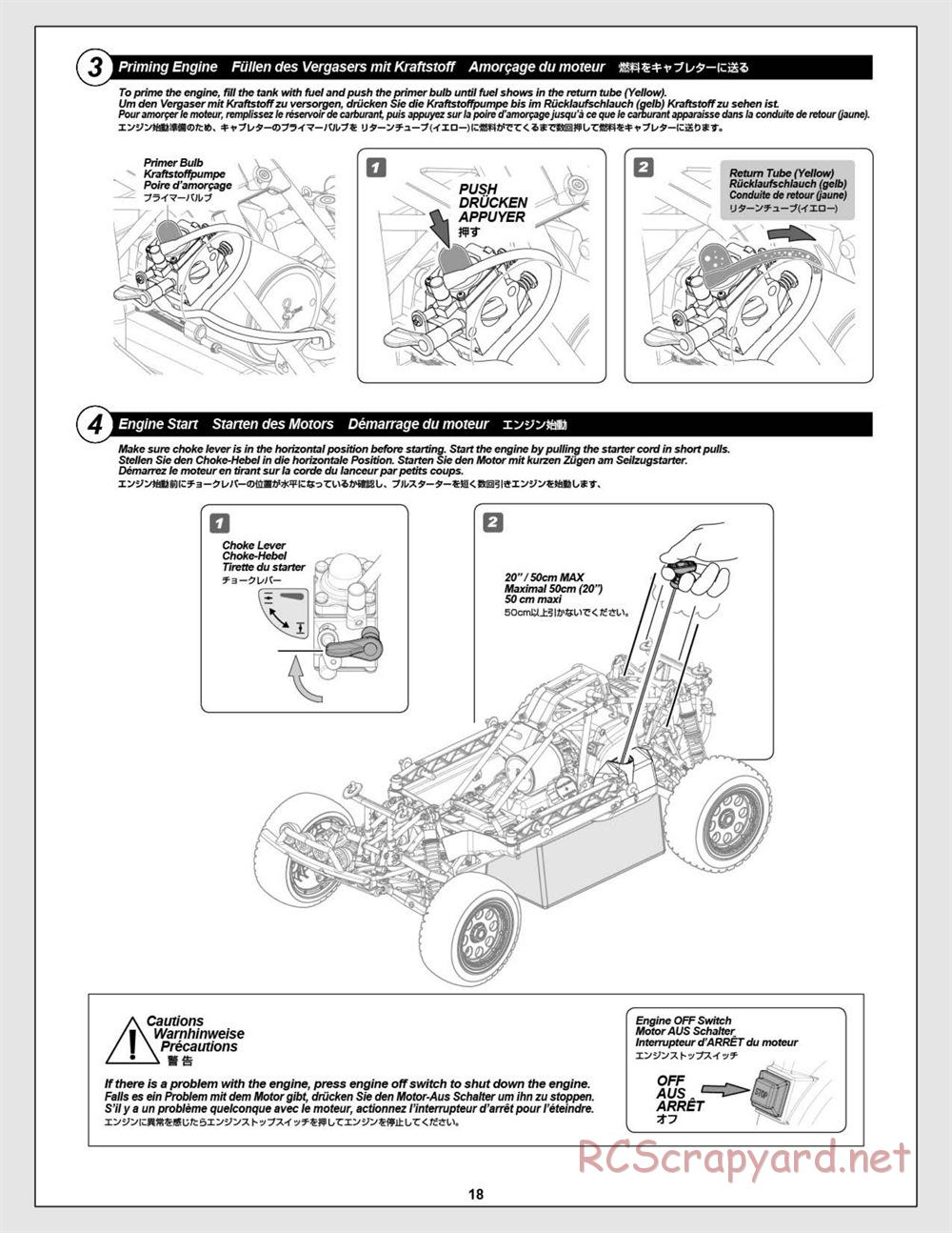 HPI - Baja 5T - Manual - Page 18