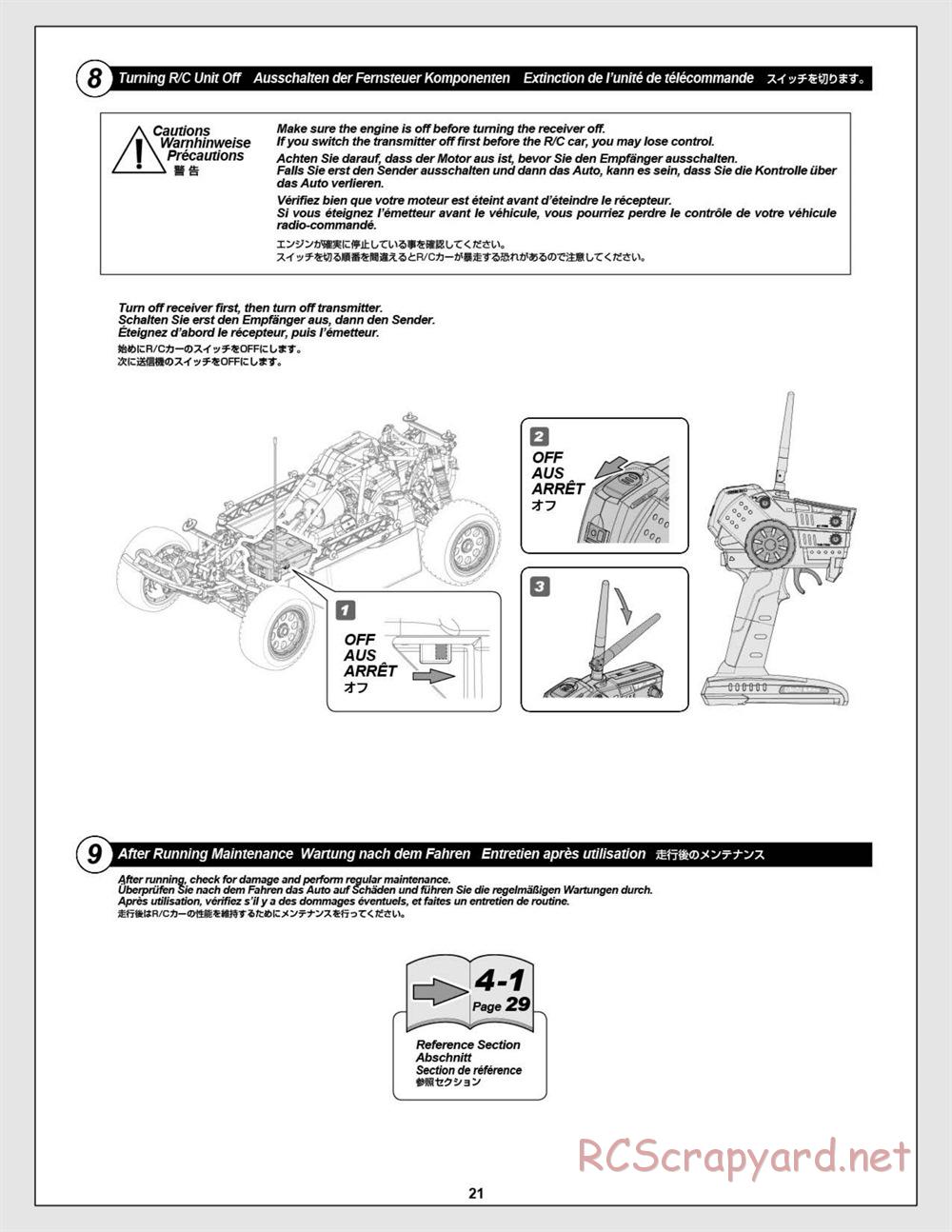 HPI - Baja 5T - Manual - Page 21