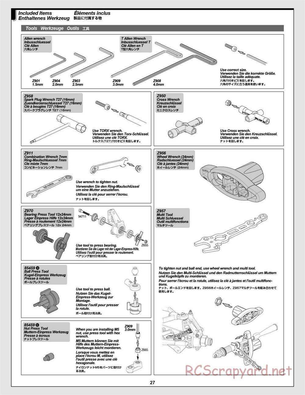 HPI - Baja 5T - Manual - Page 27