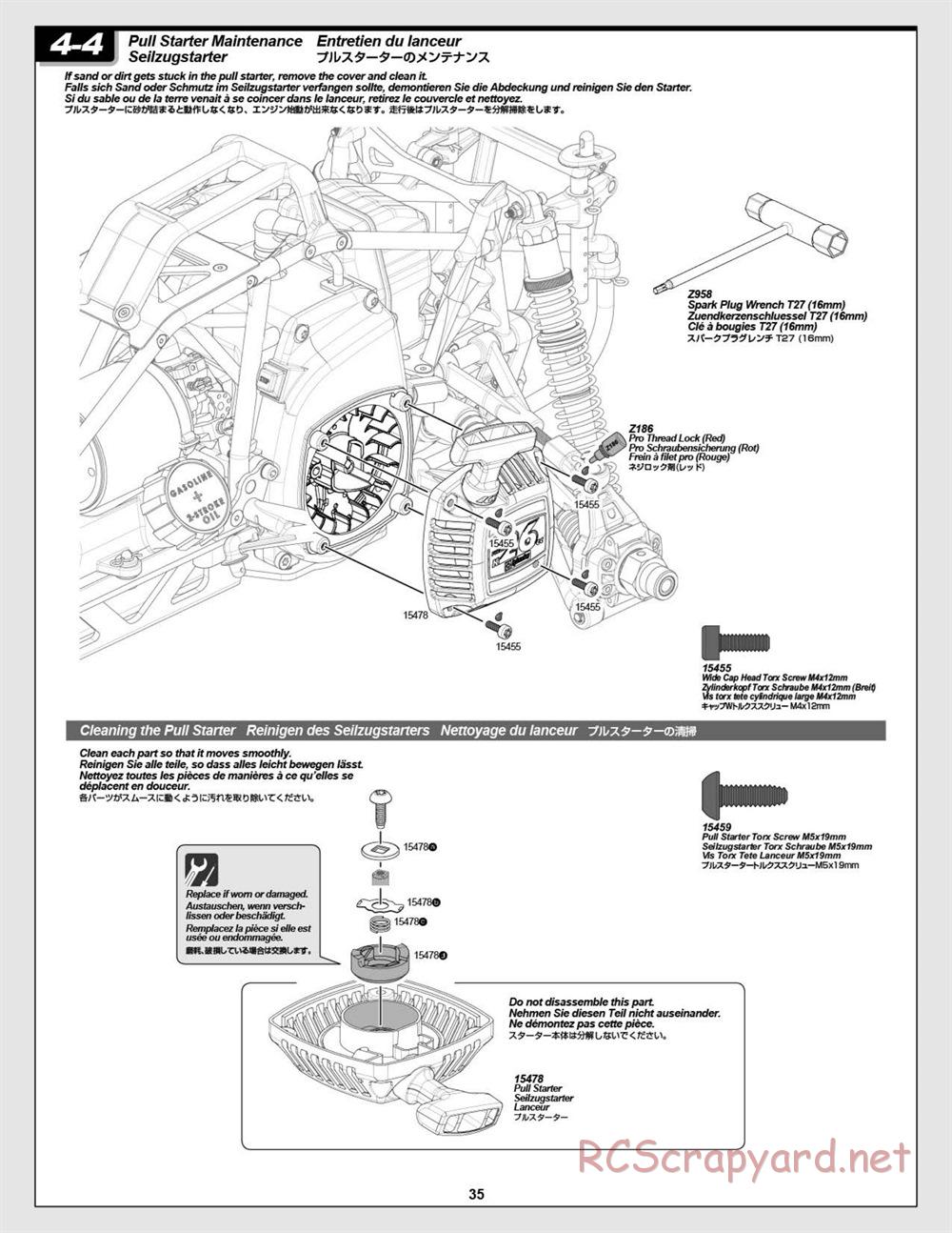 HPI - Baja 5T - Manual - Page 35