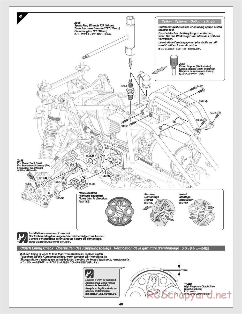 HPI - Baja 5T - Manual - Page 40