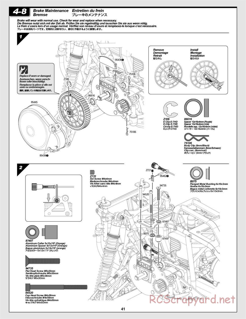 HPI - Baja 5T - Manual - Page 41