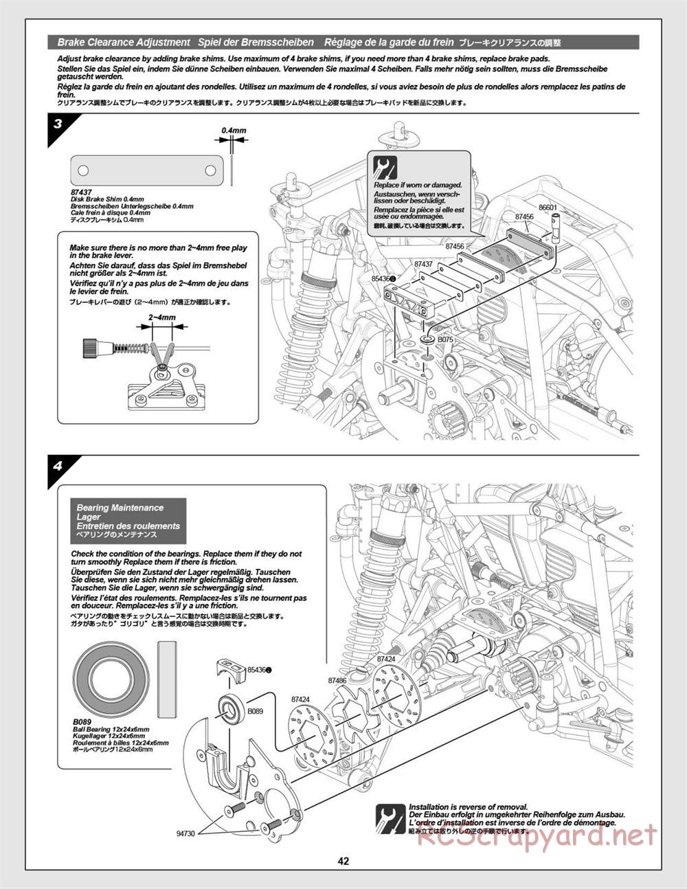 HPI - Baja 5T - Manual - Page 42