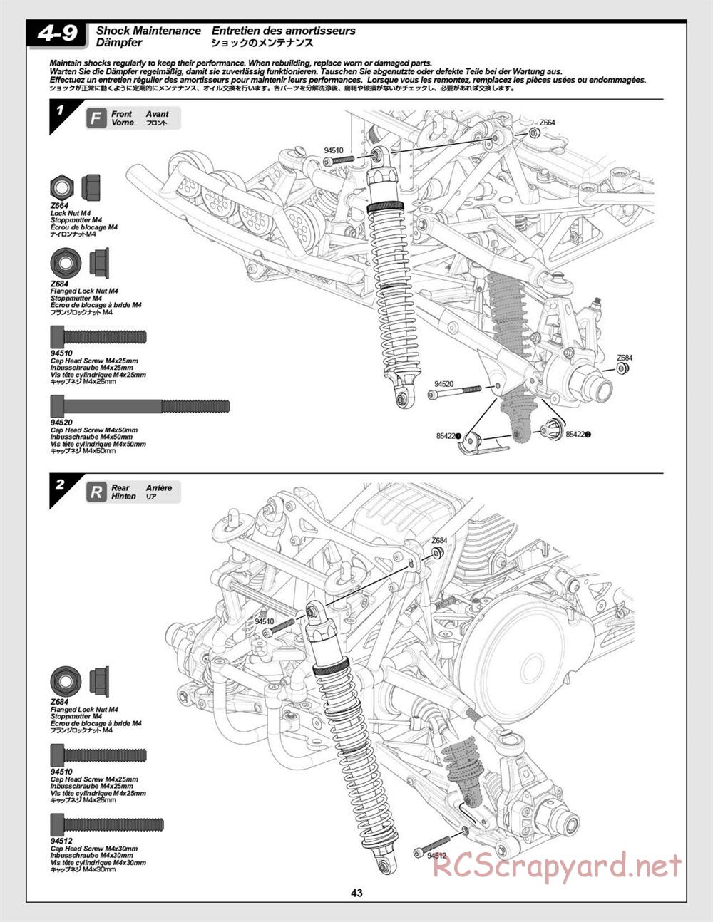 HPI - Baja 5T - Manual - Page 43