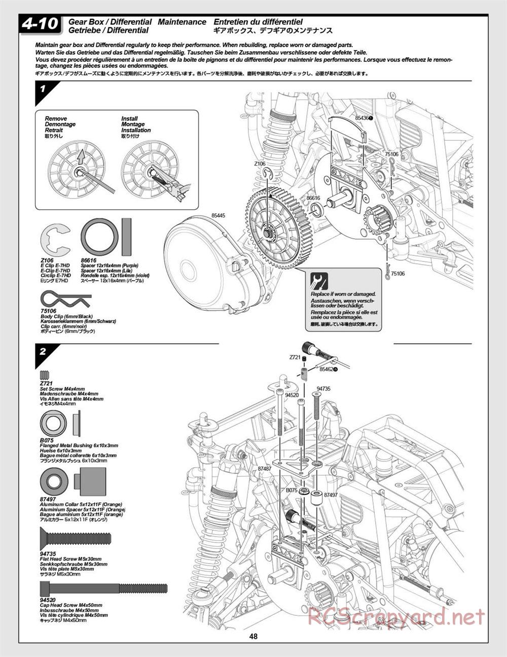 HPI - Baja 5T - Manual - Page 48