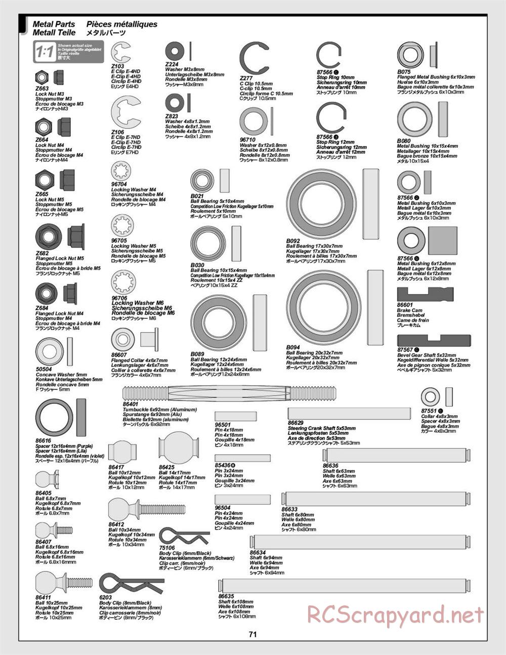 HPI - Baja 5T - Manual - Page 71