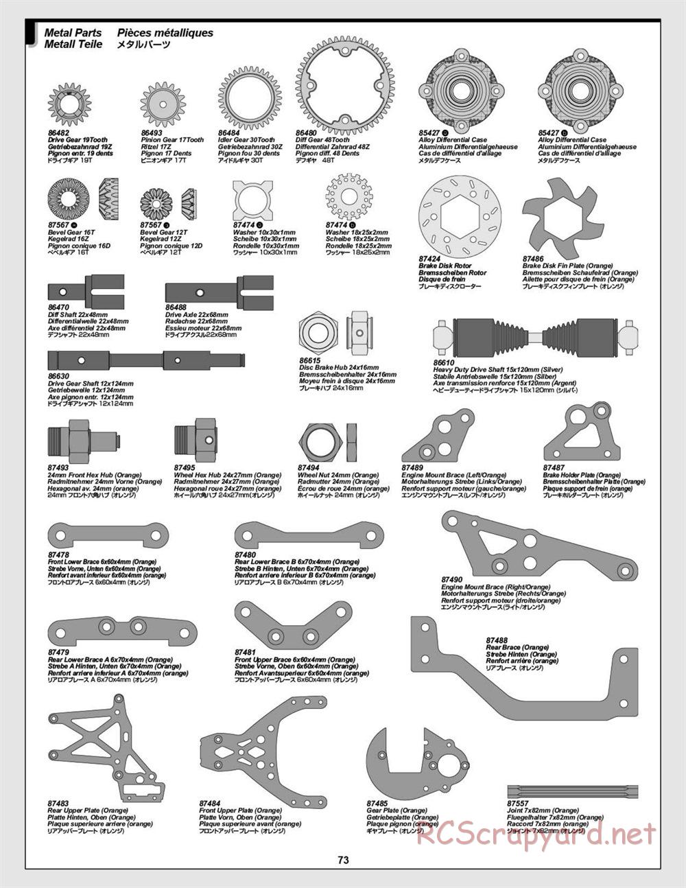 HPI - Baja 5T - Manual - Page 73