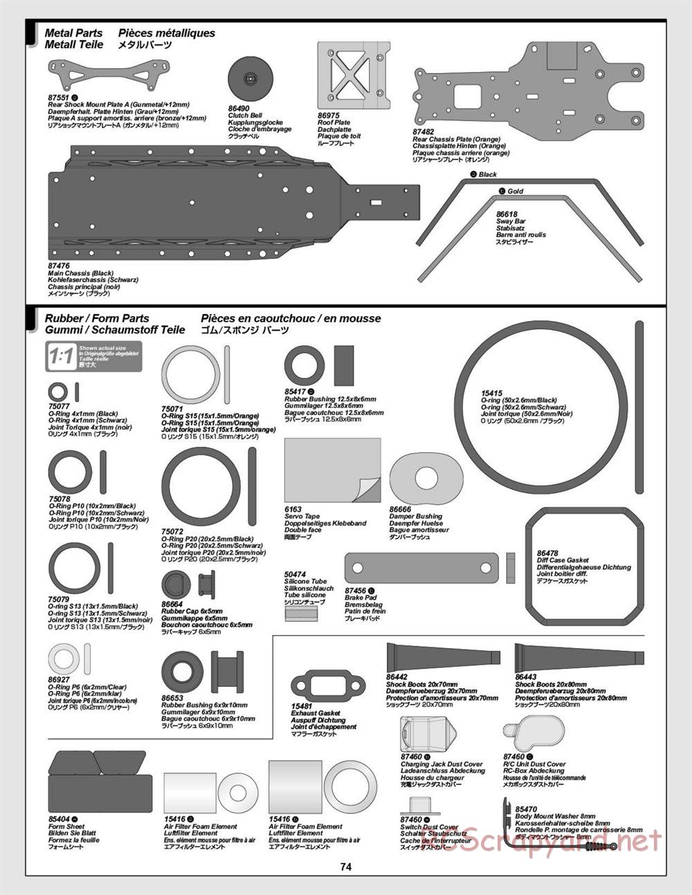 HPI - Baja 5T - Manual - Page 74