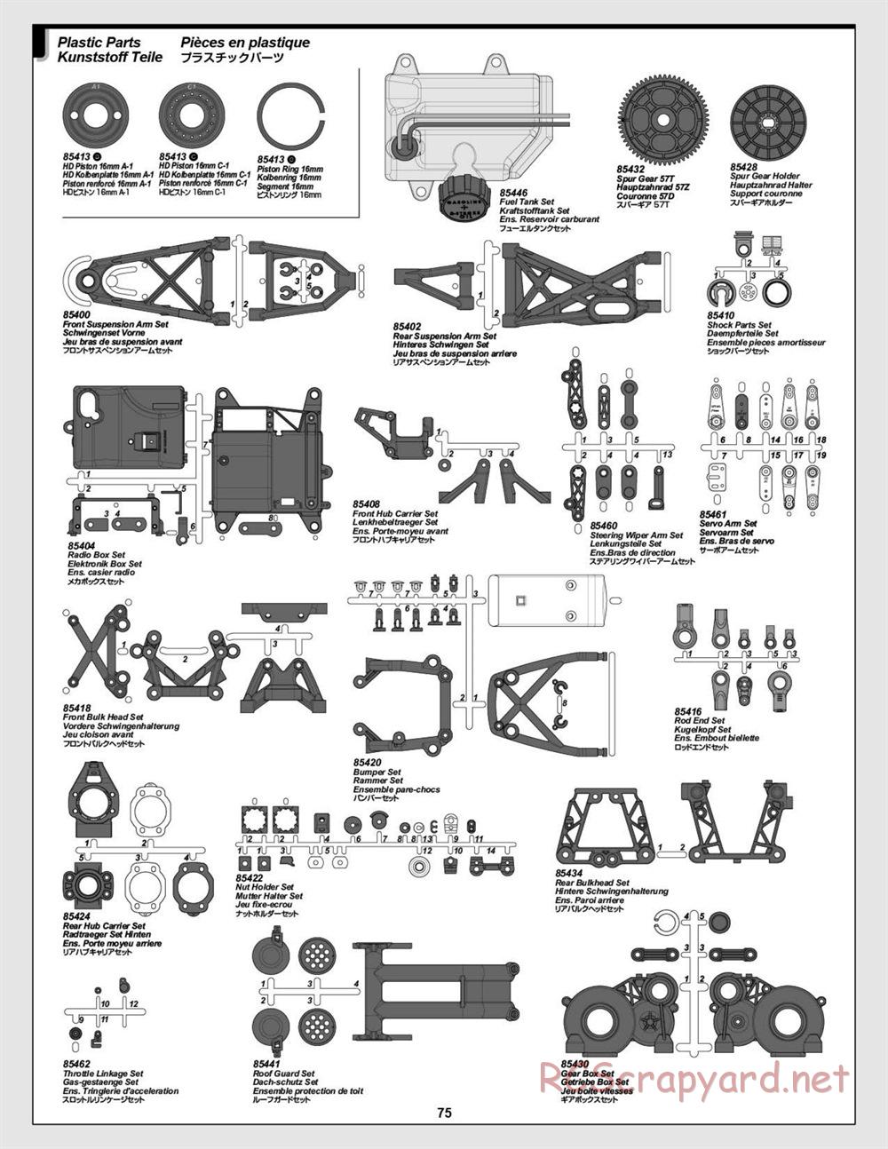 HPI - Baja 5T - Manual - Page 75