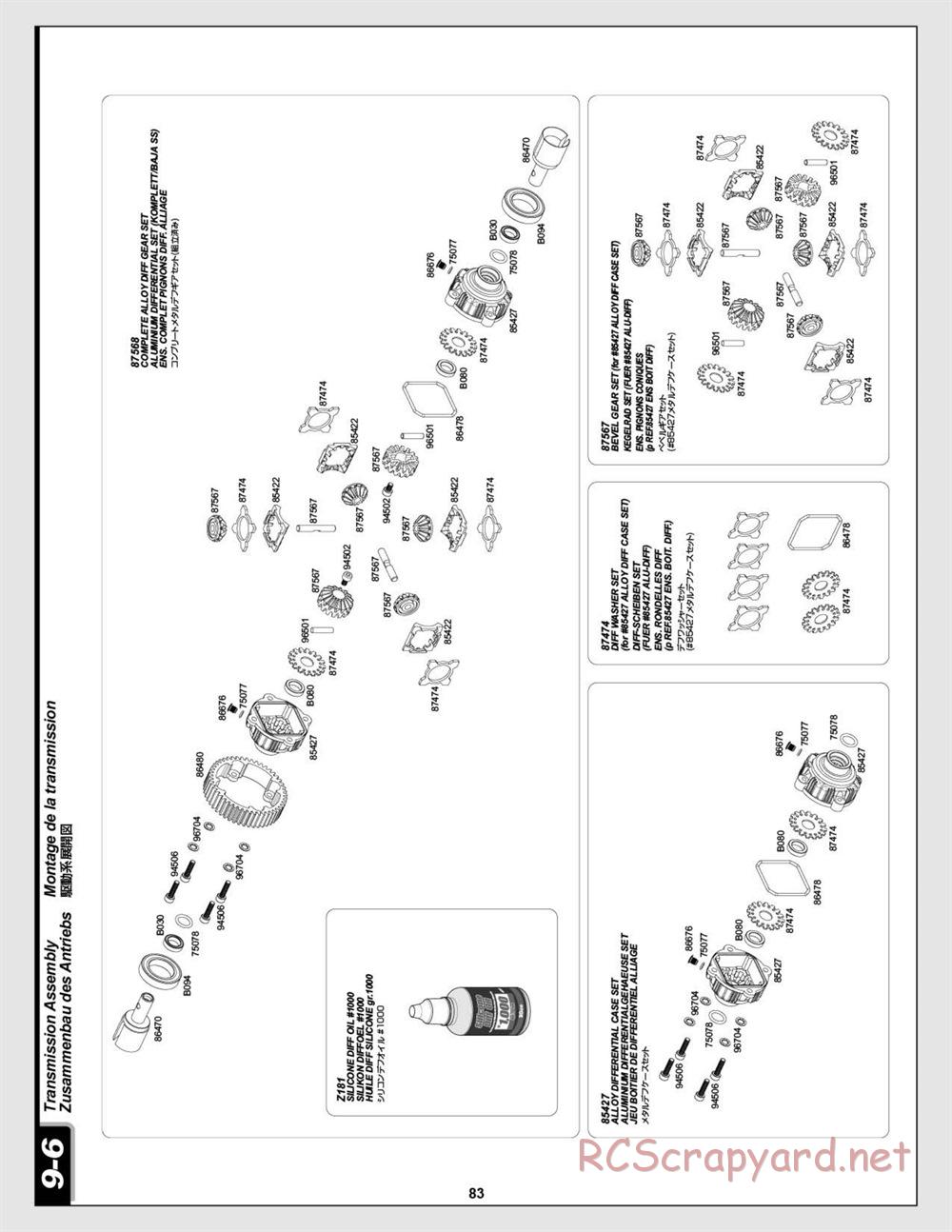 HPI - Baja 5T - Exploded View - Page 83