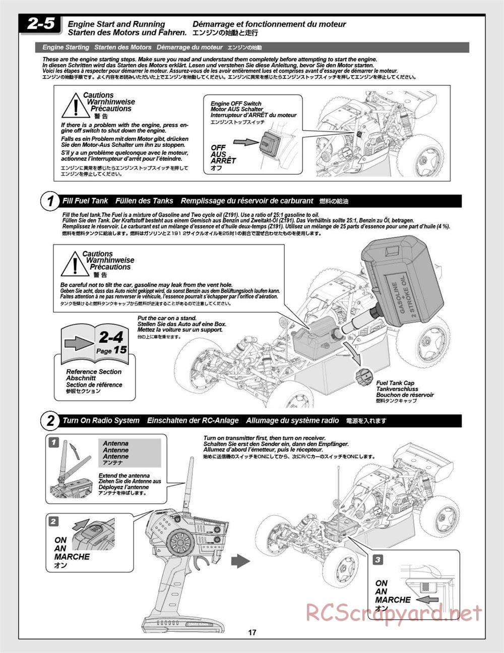 HPI - Baja 5B 2.0 RTR - Manual - Page 17