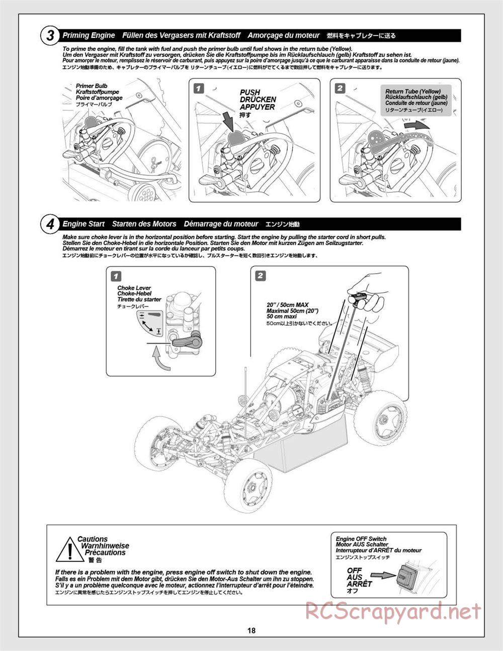 HPI - Baja 5B 2.0 RTR - Manual - Page 18