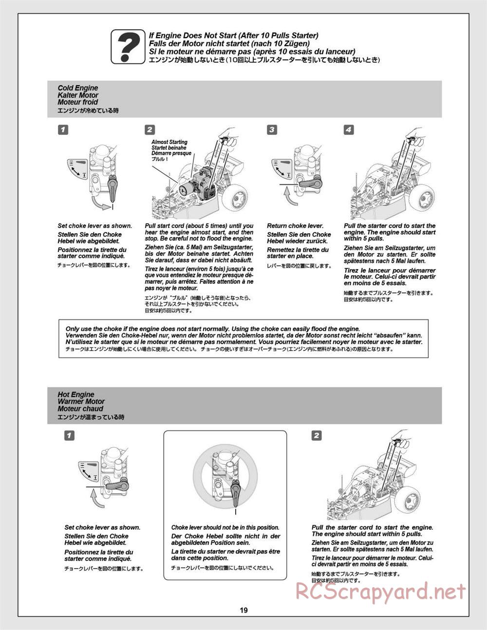 HPI - Baja 5B 2.0 RTR - Manual - Page 19