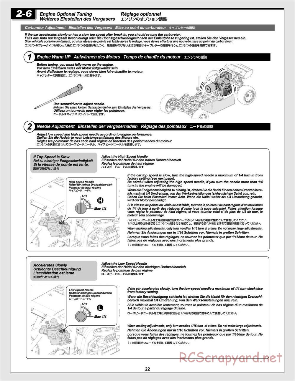 HPI - Baja 5B 2.0 RTR - Manual - Page 22