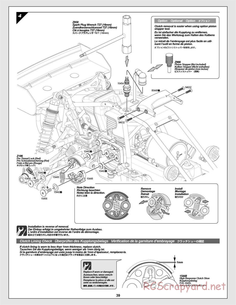 HPI - Baja 5B 2.0 RTR - Manual - Page 39