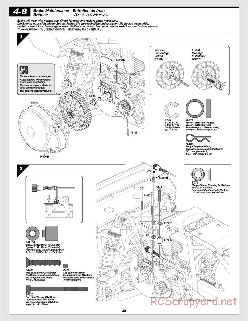 HPI - Baja 5B 2.0 RTR - Manual - Page 40