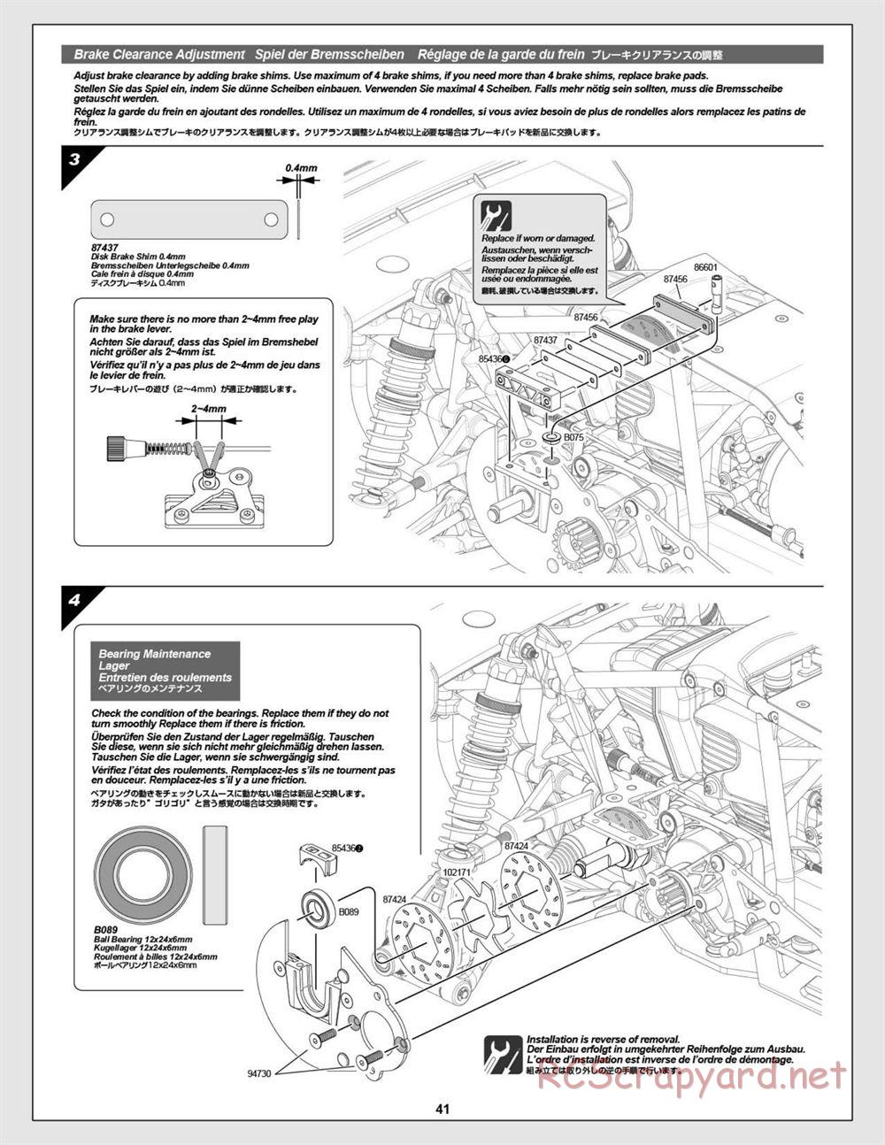 HPI - Baja 5B 2.0 RTR - Manual - Page 41