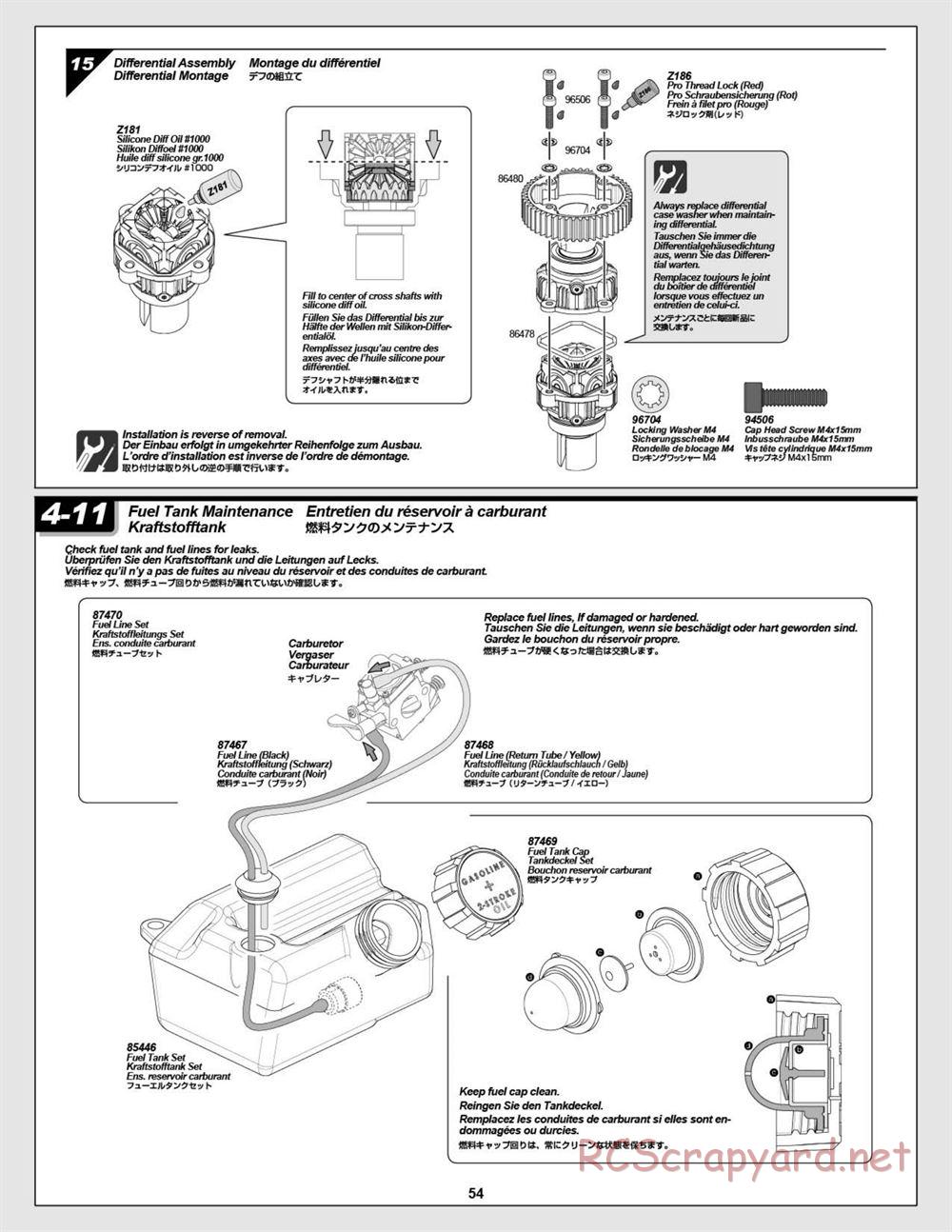 HPI - Baja 5B 2.0 RTR - Manual - Page 54