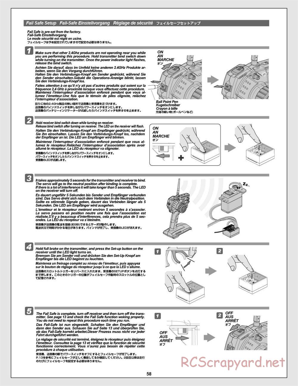 HPI - Baja 5B 2.0 RTR - Manual - Page 58