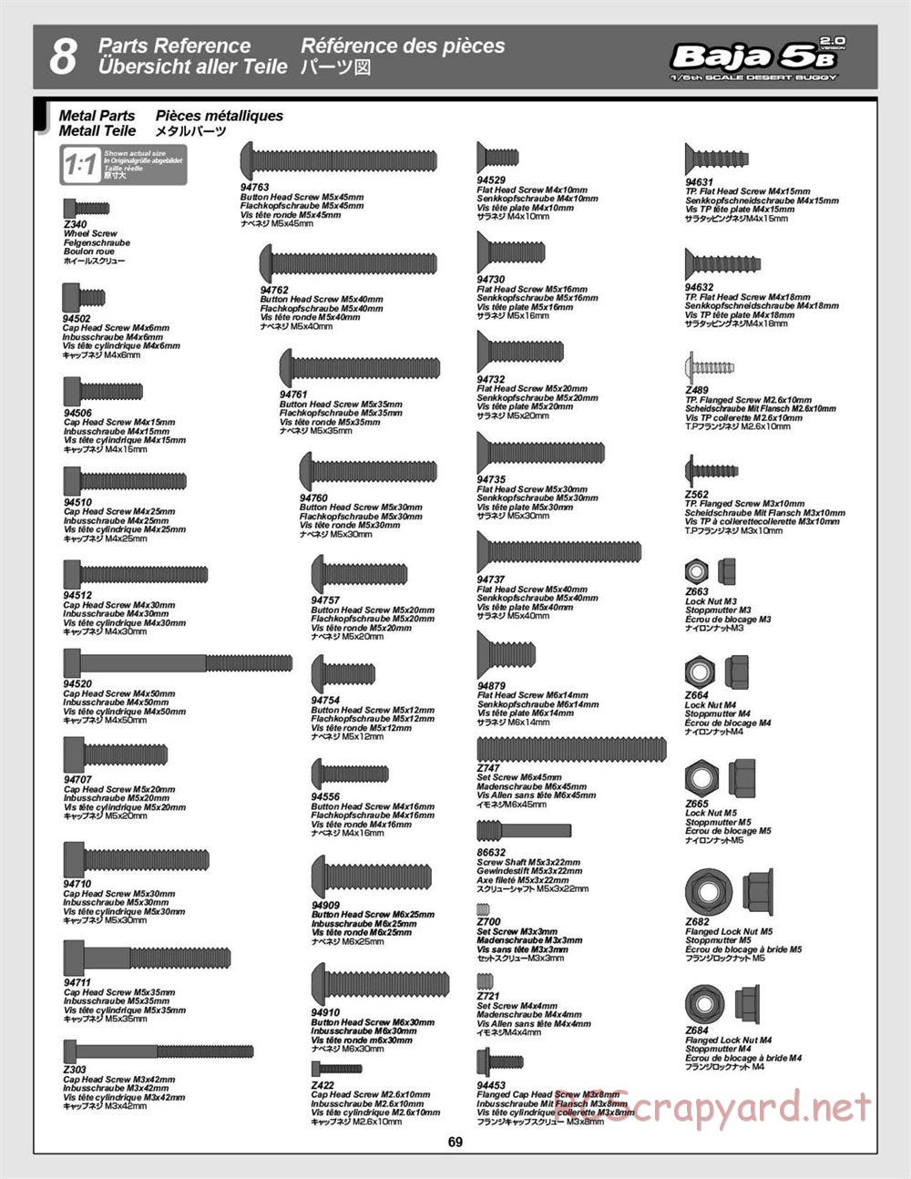 HPI - Baja 5B 2.0 RTR - Manual - Page 69