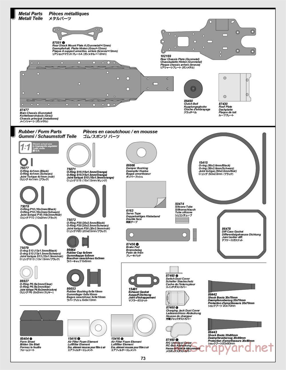 HPI - Baja 5B 2.0 RTR - Manual - Page 73