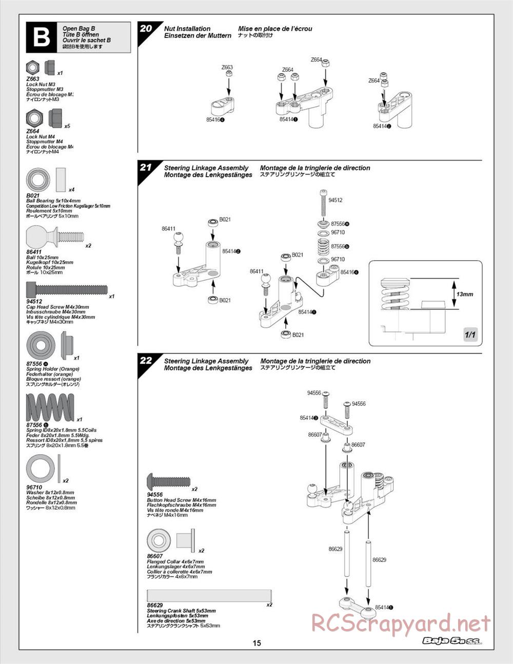 HPI - Baja 5b SS - Manual - Page 15